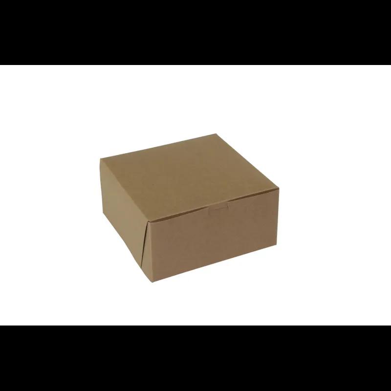 Bakery Box 8X8X4 IN Paperboard Kraft Corner Lock 1-Piece 200/Bundle