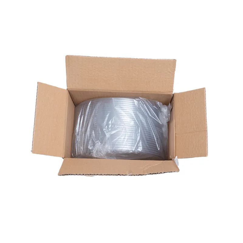 Lid Flat PET Clear Round For 80 OZ Bowl 25/Case