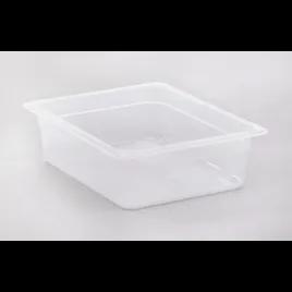 Food Pan 1/2 4 IN Translucent PP 1/Each
