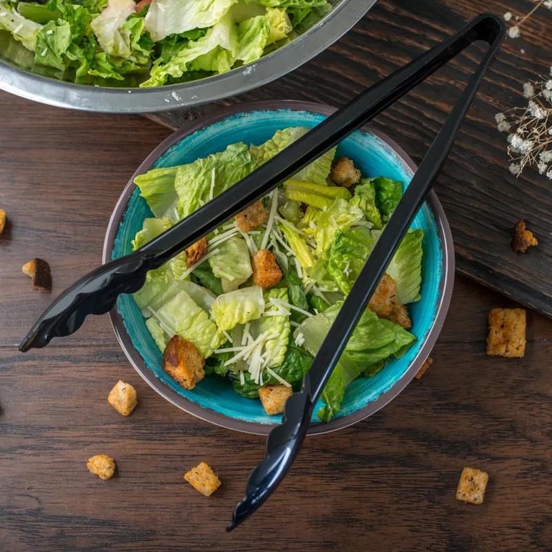 Carly® Tongs 11.75X1.75X5 IN Acetal Black Utility 12/Case