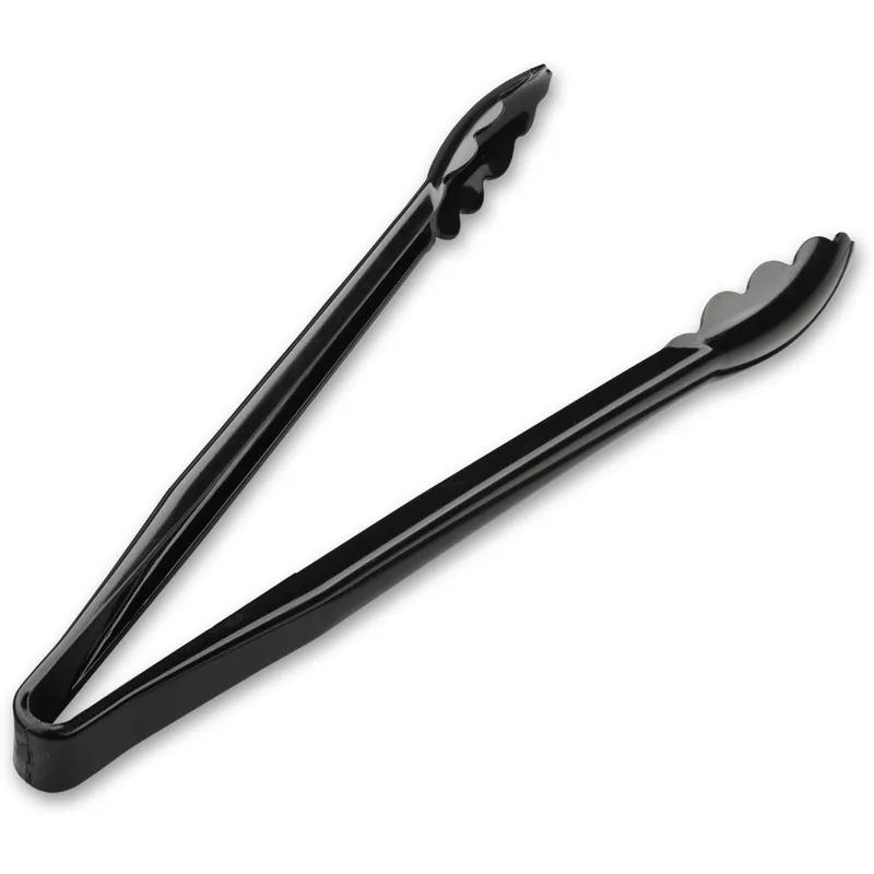 Carly® Tongs 11.75X1.75X5 IN Acetal Black Utility 12/Case