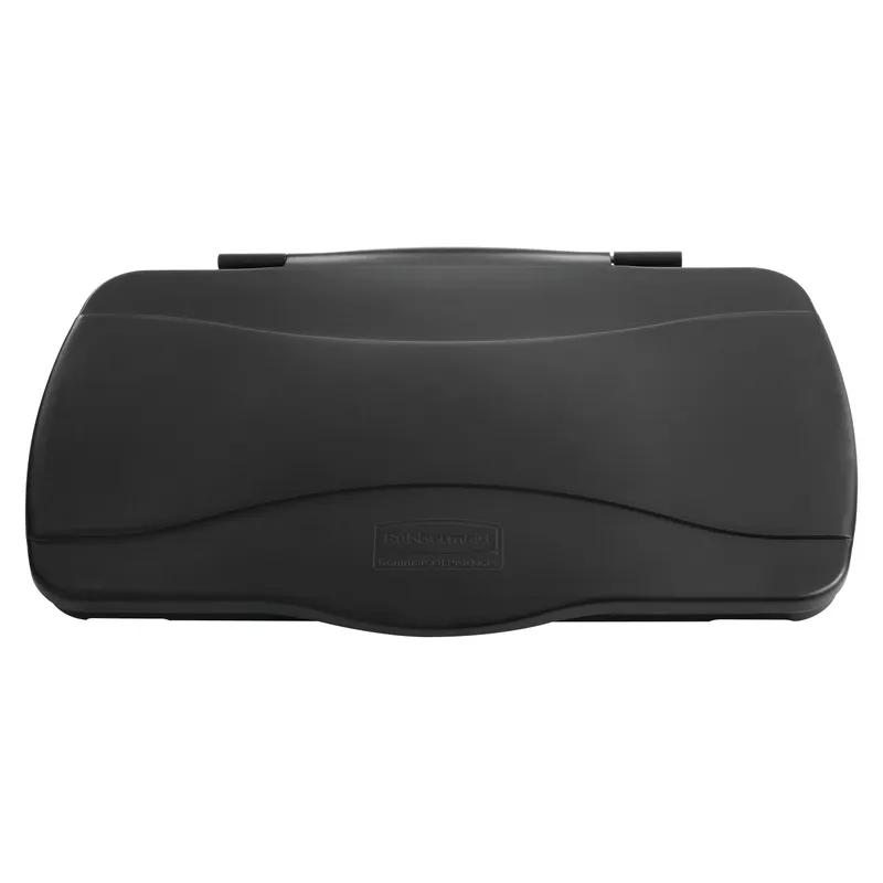 Slim Jim® Hinged Lid 21.88X13.5X1.25 IN Black Resin Slim 1/Each
