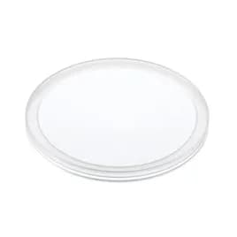 WNA Lid Flat 1 Compartment PP Clear Round For Deli Container Unhinged Recessed 500/Case