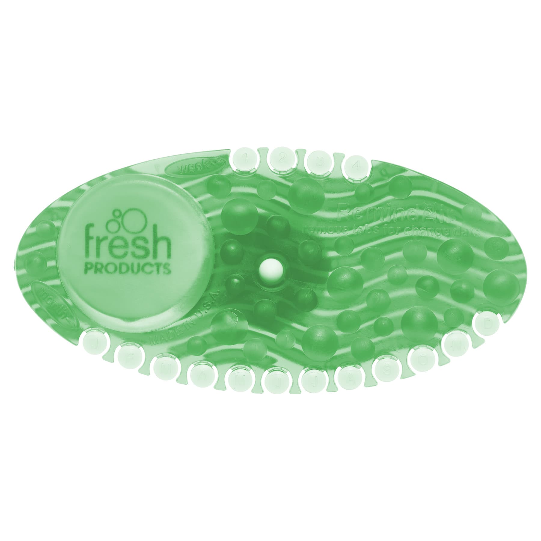 Curve Air Freshener (With Holders) Air Freshener Cucumber Melon Green EVA 60/Case