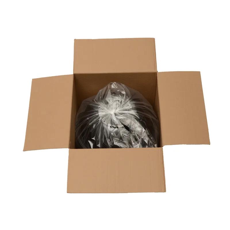 Salad Bowl 160 OZ PET Black Round 25/Case