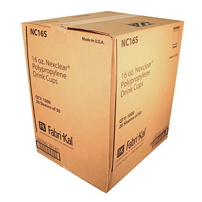 Cold Cup 16 OZ PP Clear 1000/Case