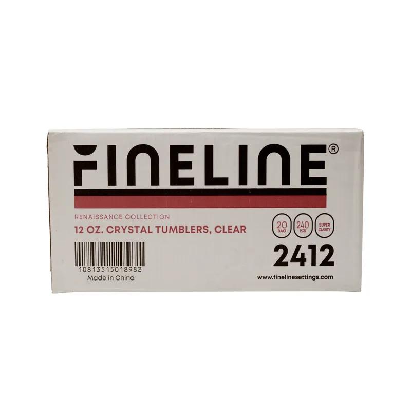 Cup Tumbler 12 FLOZ PS Clear Crystal 240/Case