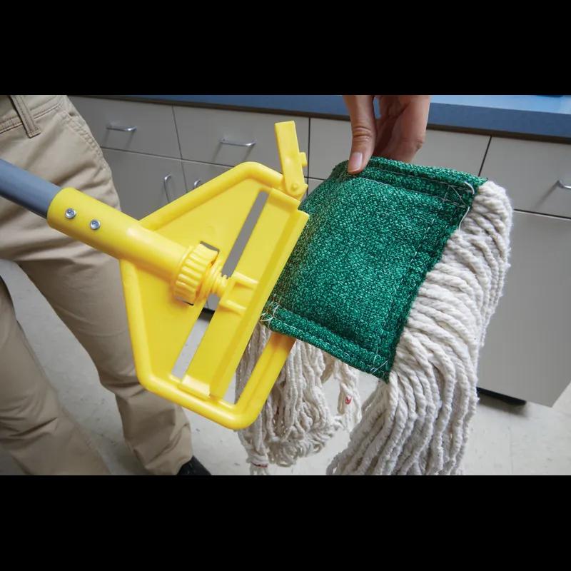 Invader® Mop Handle 60IN Gray Yellow Fiberglass Side Gate 1/Each