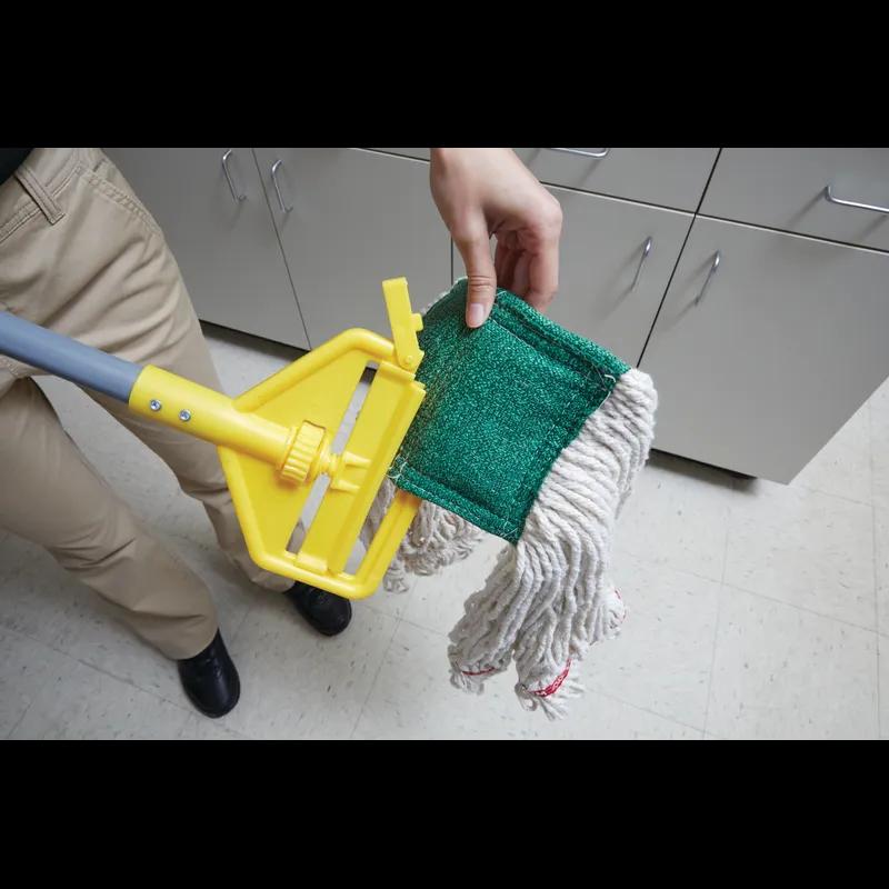 Invader® Mop Handle 60IN Gray Yellow Fiberglass Side Gate 1/Each