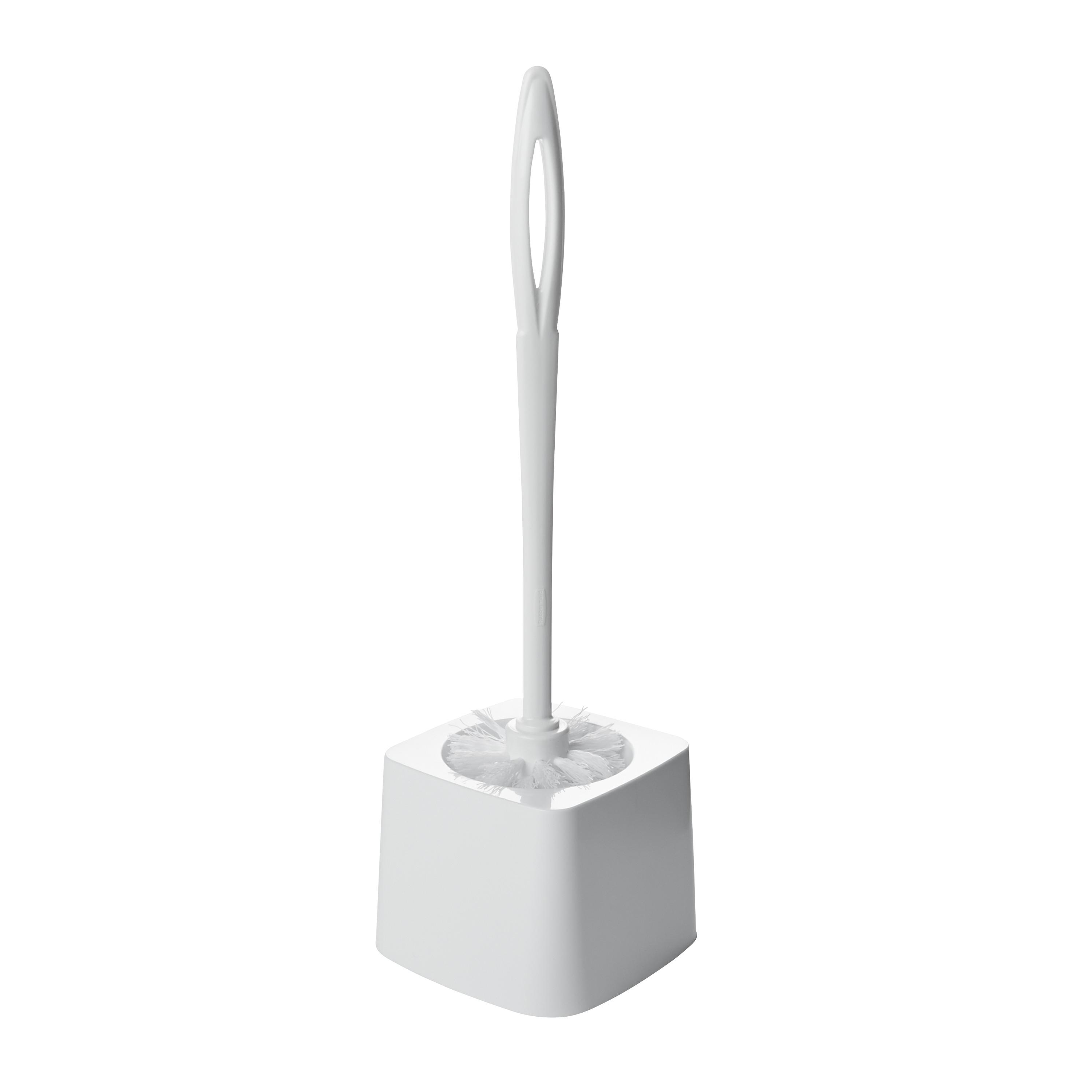 Toilet Bowl Brush Holder 5X5X3.90 IN Plastic White 1/Each