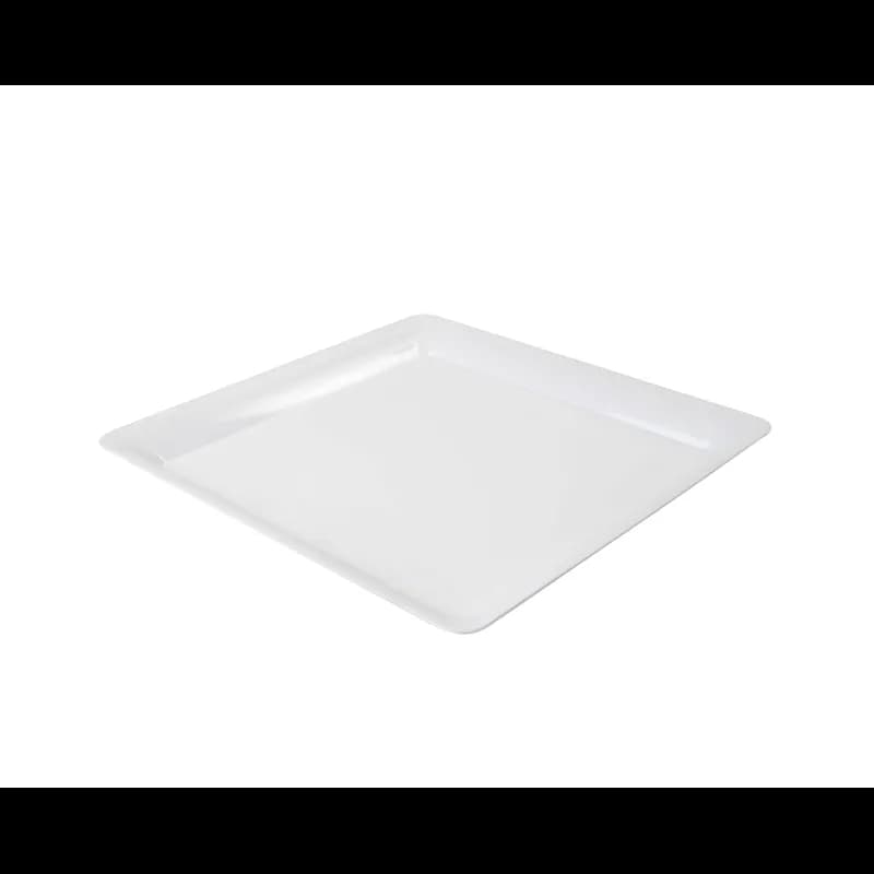 Plate 14X14 IN White Square 20/Case
