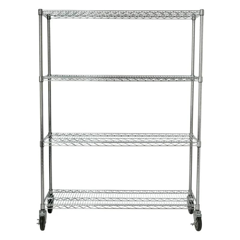 ProSave® Ingredient Bin Mobile Rack 18.00X50.00X67.16 IN Chrome Metal 1/Each