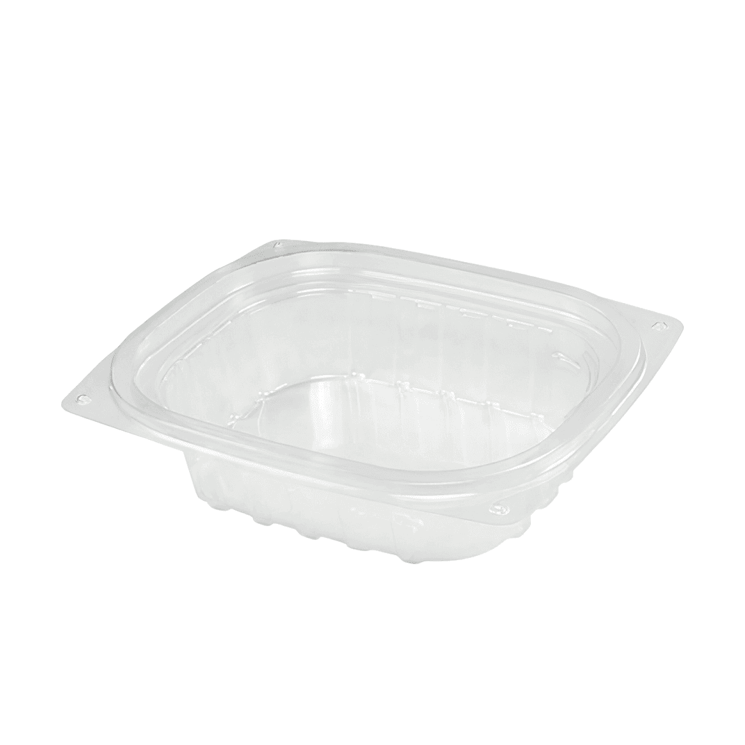 Dart® ClearPac® Deli Container Base 4 OZ OPS Clear Square 1008/Case
