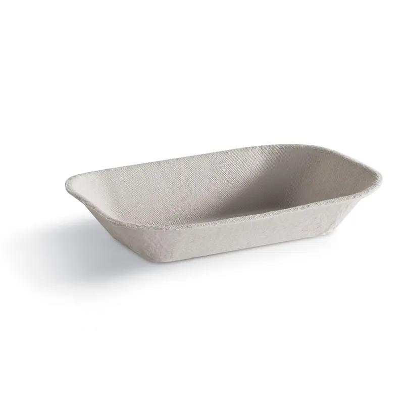 Chinet® Food Tray 1 LB Molded Fiber Kraft Rectangle 1000/Case