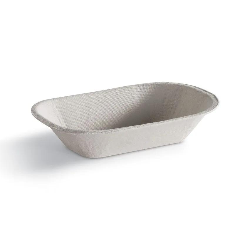 Savaday® Food Tray 0.5 LB Molded Fiber Kraft Rectangle 1000/Case