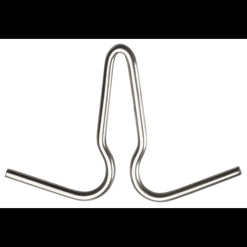 Pot Hook 5.875X4X0.25 IN Stainless Steel Double 1/Each