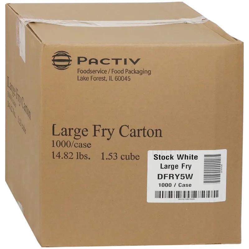 French Fry Cup & Scoop 3.54X1.85X5.04 IN Paperboard White 1000/Case