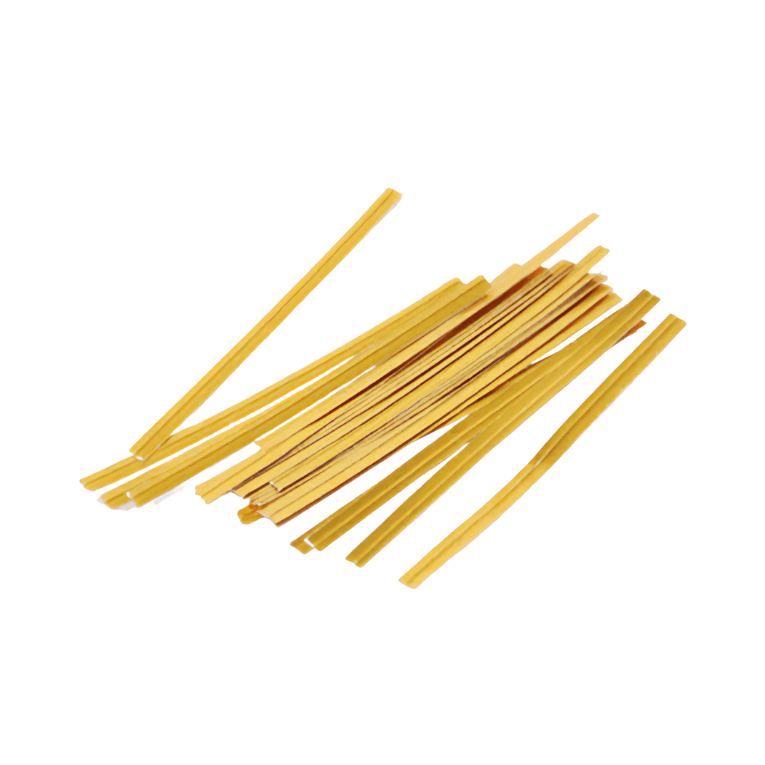 Twist Tie 4X0.19 IN Foil-Lined Paper Gold 2000/Box