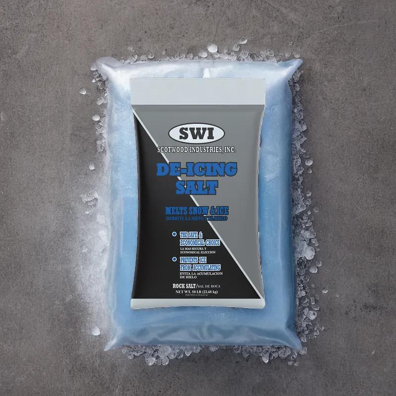 Ice Melt 50 LB Pink Rock Salt Sodium Chloride Bag 50/Pallet