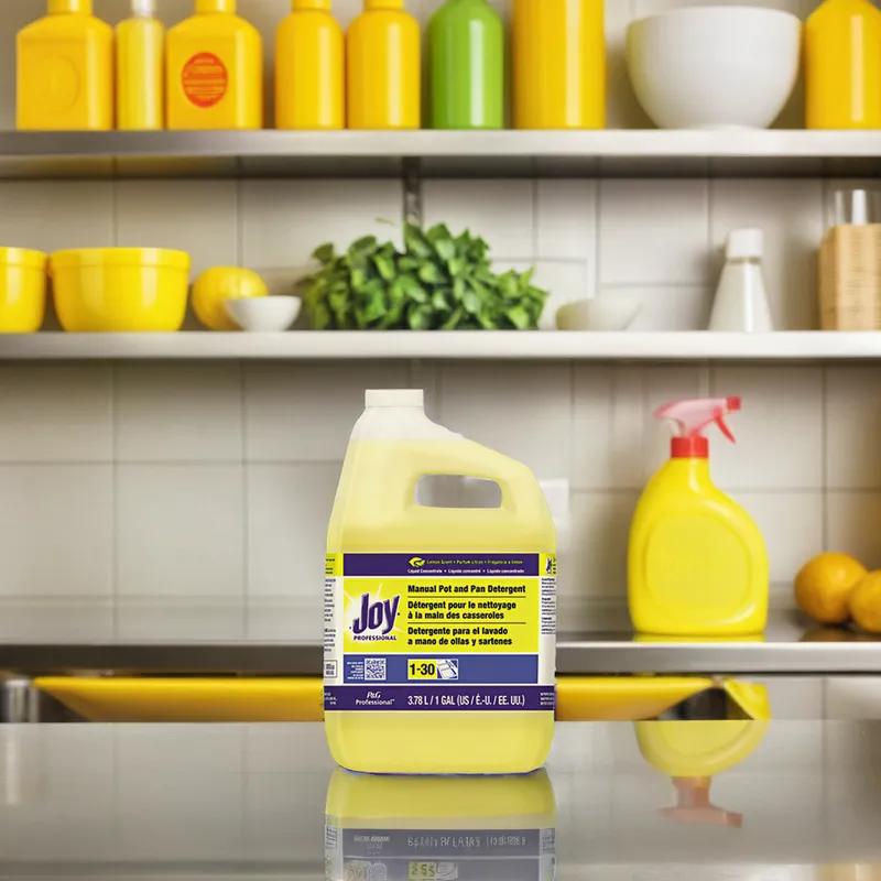 Joy® Lemon Manual Dish Detergent 1 GAL Liquid 4/Case