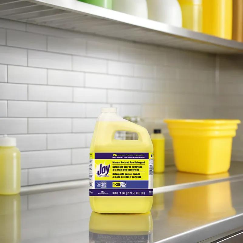 Joy® Lemon Manual Dish Detergent 1 GAL Liquid 4/Case