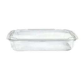 Crystal Seal® Deli Container Hinged 38 OZ PET Clear Rectangle 110/Case