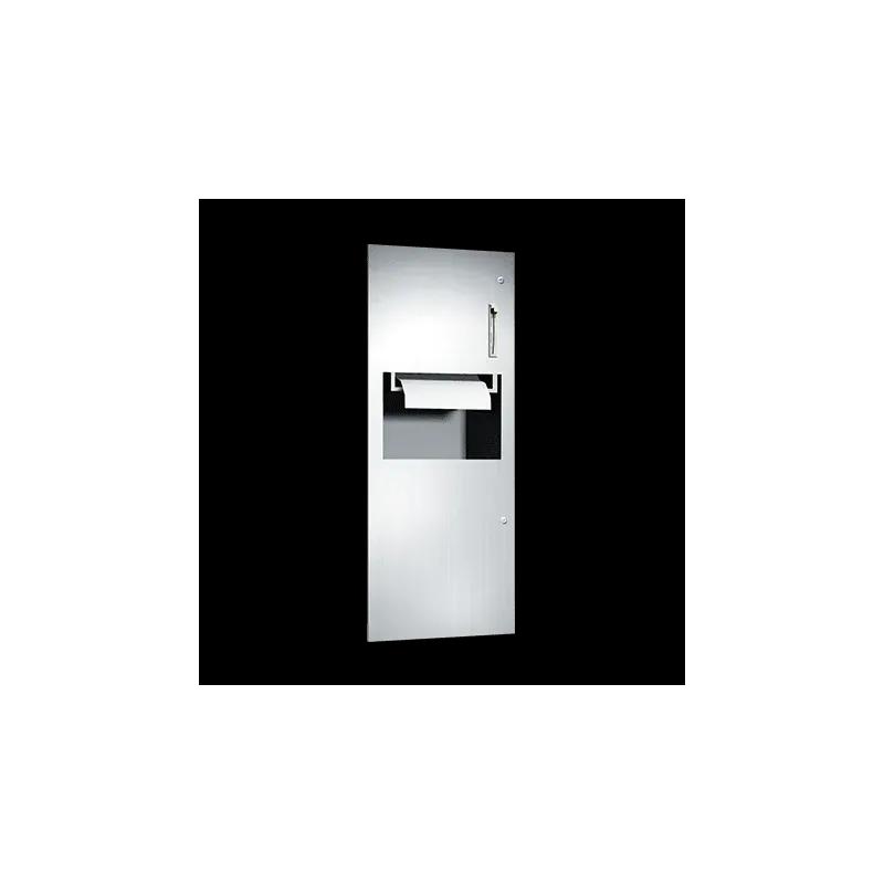 Simplicity™ Paper Towel Dispenser & Waste Receptacle 16.06X41.25X9.63 IN Stainless Steel Recessed 1/Each