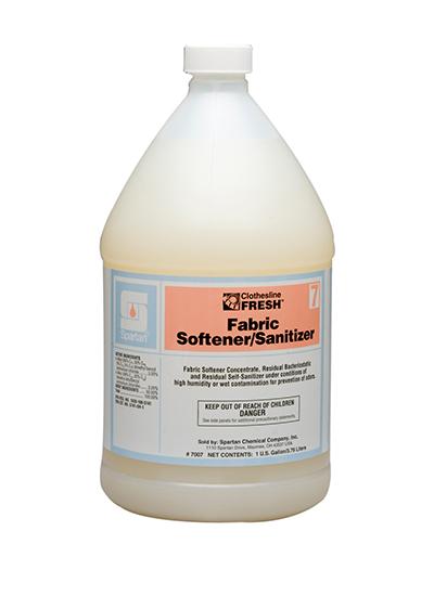 Clothesline Fresh® Fabric Softener/Sanitizer 7 Mild Scent 1 GAL Mild Acid 4/Case