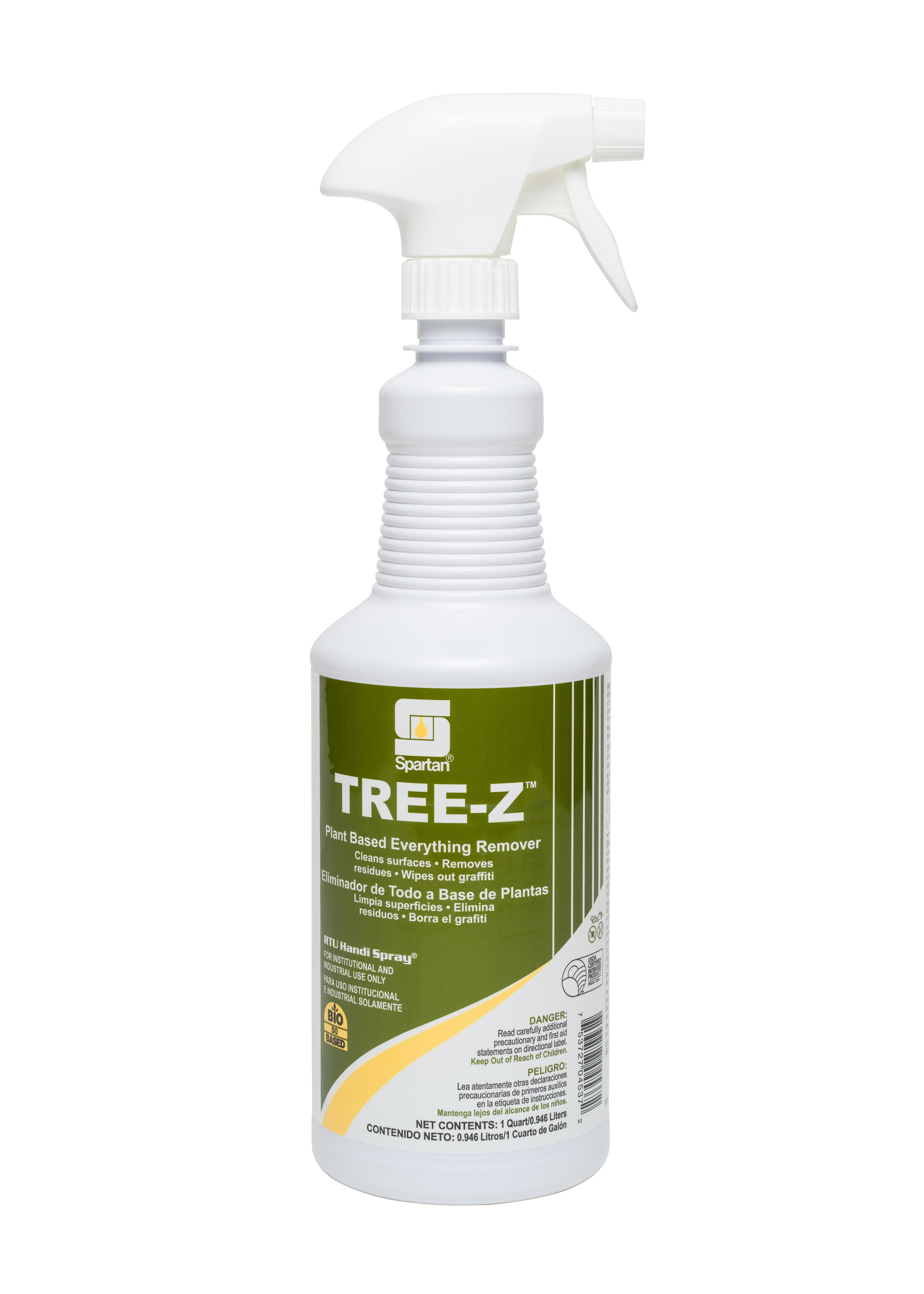 TREE-Z™ Unscented Graffiti Remover 1 QT Multi Surface RTU Bio-Based 12/Case