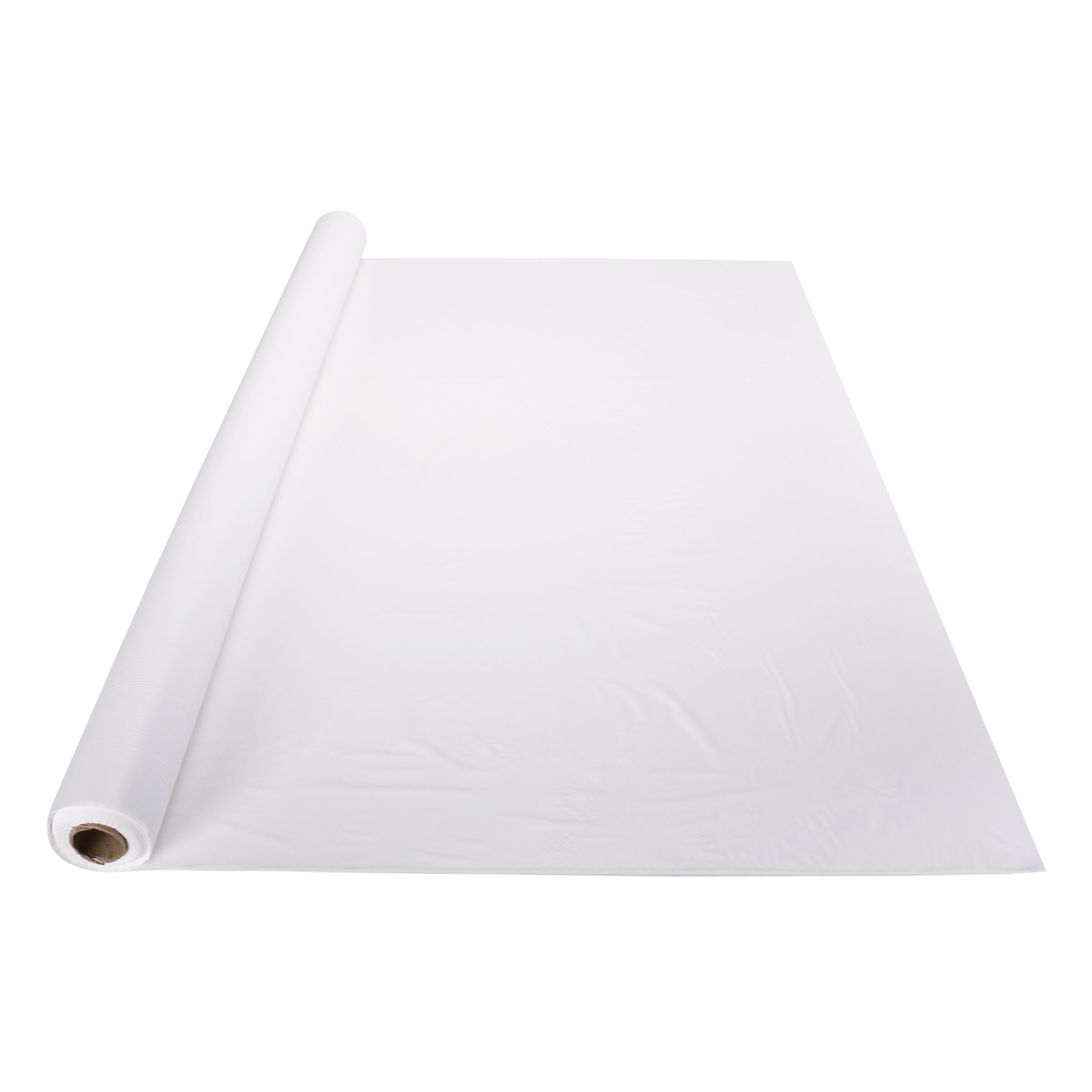 Table Cover Roll 40IN X300FT Plastic White 1/Roll