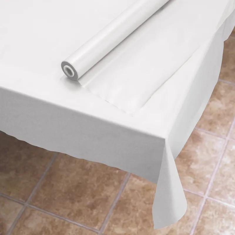 Table Cover Roll 40IN X300FT Plastic White 1/Roll