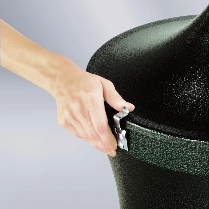 Aladdin Smoker's Station® Smoking Receptacle 15.8X15.8X37.75 IN Charcoal Metal 1/Each