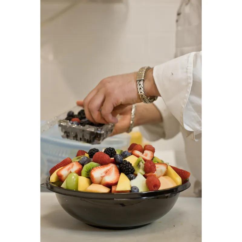 Bowl 80 OZ PET Black Round 50/Case