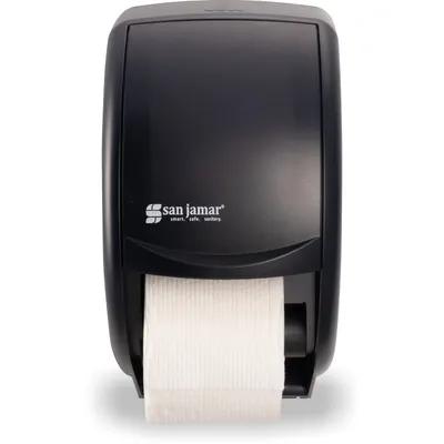 San Jamar Toilet Paper Dispenser 8X13X7.75 IN HIPS Black Pearl 1/Each