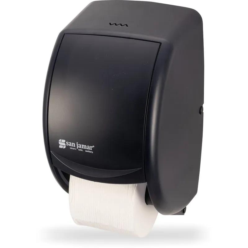 San Jamar Toilet Paper Dispenser 8X13X7.75 IN HIPS Black Pearl 1/Each
