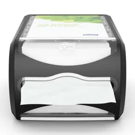 Tork Xpressnap® Napkin Dispenser 12.1X7.5X5.7 IN Licorice Plastic Signature Range In Counter 1/Each