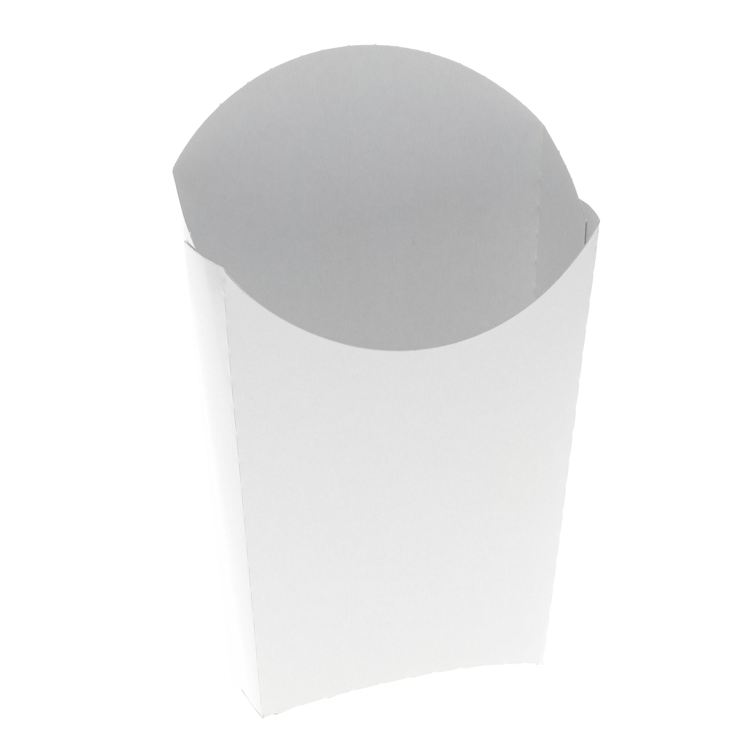French Fry Cup & Scoop 4.32X7X1.99 IN Paperboard White Rectangle 1000/Case