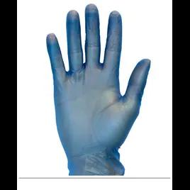 Gloves Medium (MED) Blue Vinyl Powder-Free 100 Count/Pack 10 Packs/Case