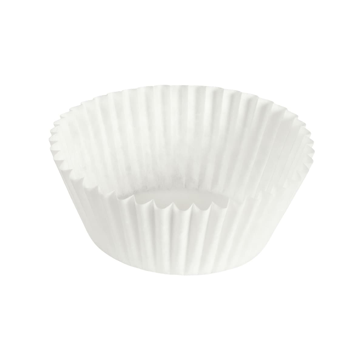Baking Cup 5 IN Paper White Fluted 10000/Case