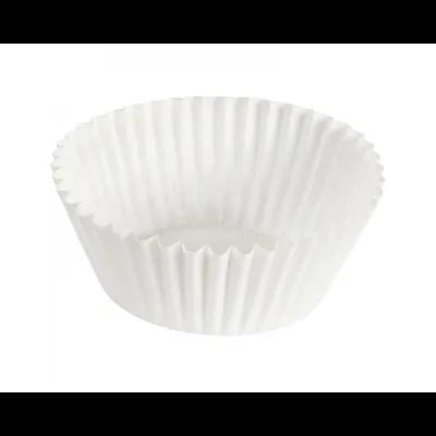 Baking Cup 5 IN Paper White Fluted 10000/Case