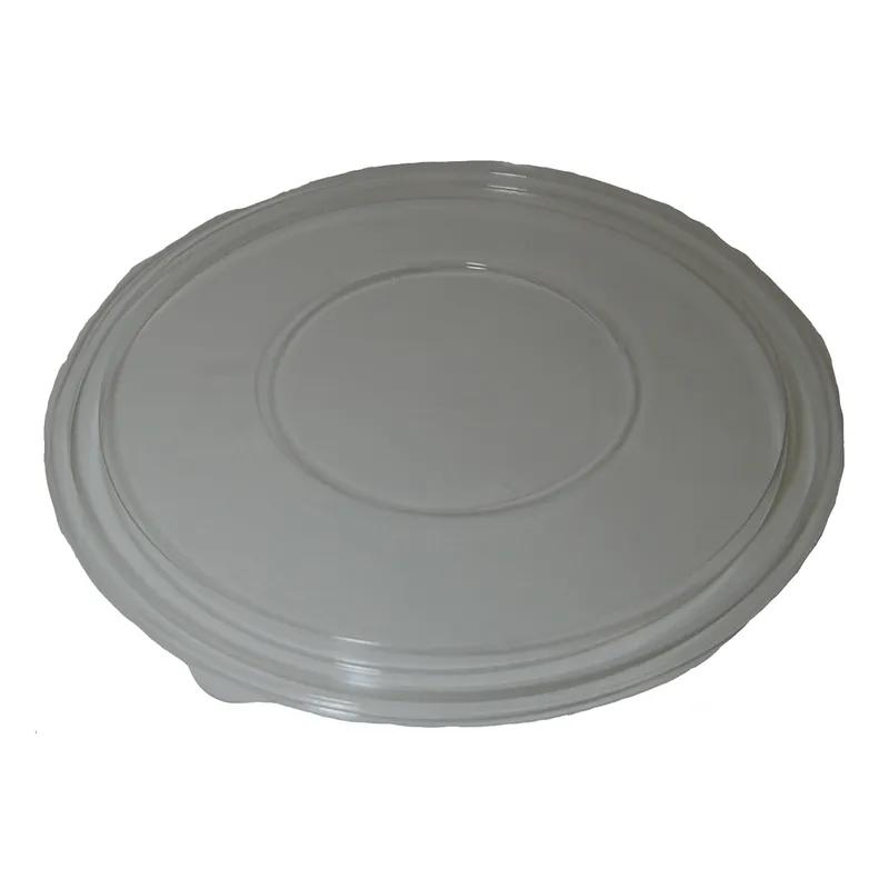 Lid Flat 16.13X0.69 IN 1 Compartment PET Clear Round For 320 OZ Bowl Unhinged 25/Case