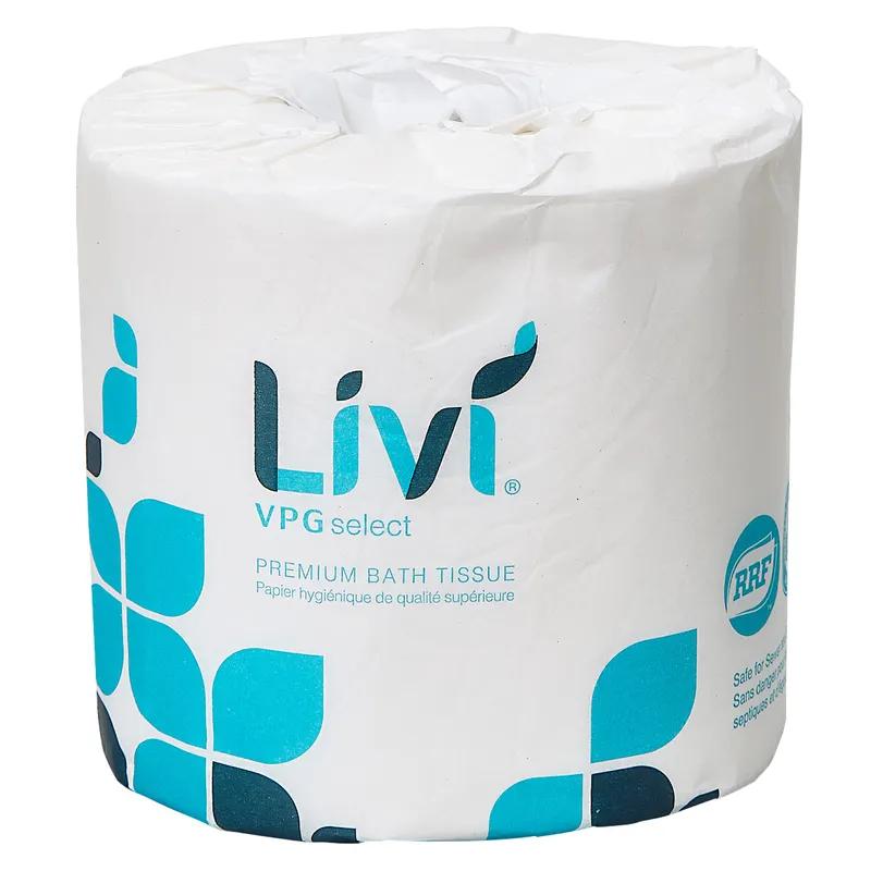 Livi® Toilet Paper & Tissue Roll 4.06X3.75 IN 2PLY White 80 Rolls/Case