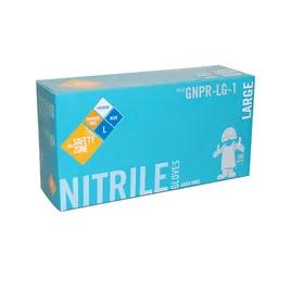 Non-Medical Gloves Large (LG) Blue 6MIL Nitrile Rubber Powder-Free 100 Count/Pack 10 Packs/Case 1000 Count/Case