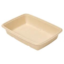 Take-Out Container Base Medium (MED) 30 OZ Pulp Fiber Kraft Rectangle 300/Case