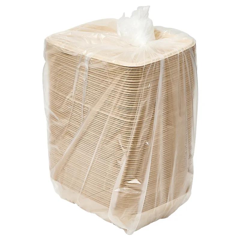 Take-Out Container Base Medium (MED) 30 OZ Pulp Fiber Kraft Rectangle 300/Case