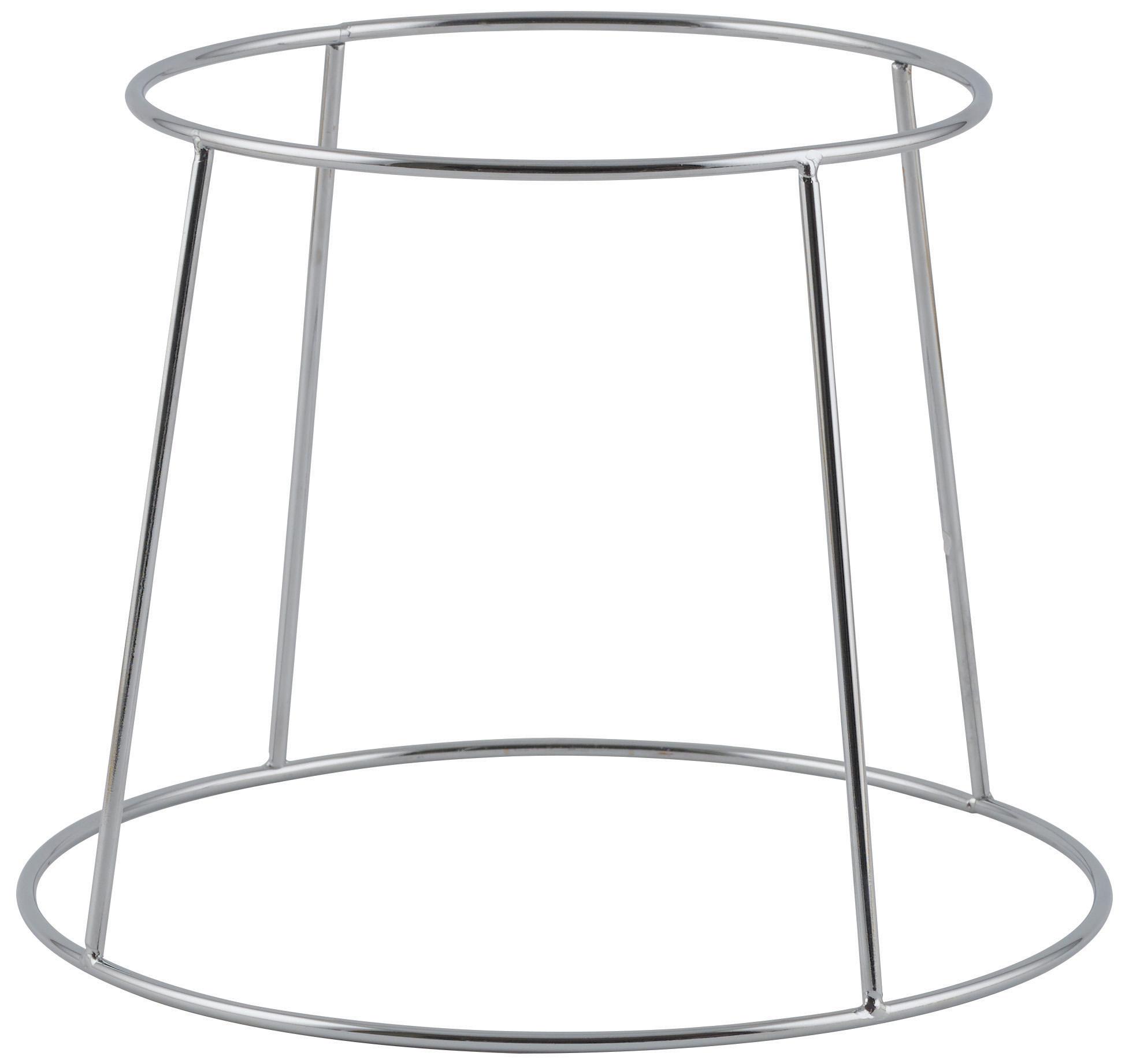 Seafood Display Rack 9.63X7 IN Metal Wire Chrome Plated 1/Each