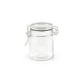Jar Mini 5 OZ 2.5X3.6 IN Glass Clear Black Seal Reusable 12 Count/Pack 2 Packs/Case 24 Count/Case