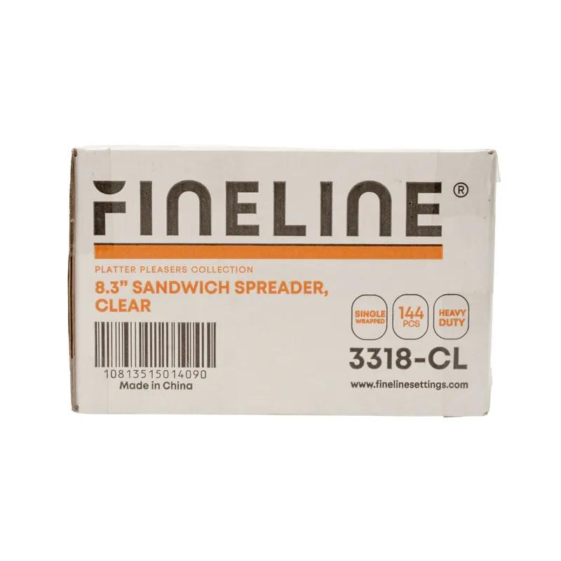 Spreader 8.25 IN Plastic Clear 144/Case