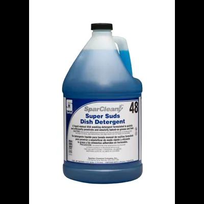 SparClean® Super Suds 48 Clean Scent Manual Dish Detergent 1 GAL Neutral Liquid 4/Case
