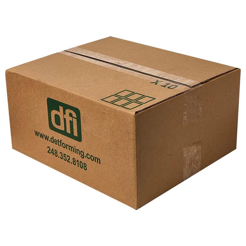 Pie Hinged Container With Dome Lid 8 IN OPS Clear Round 100/Case